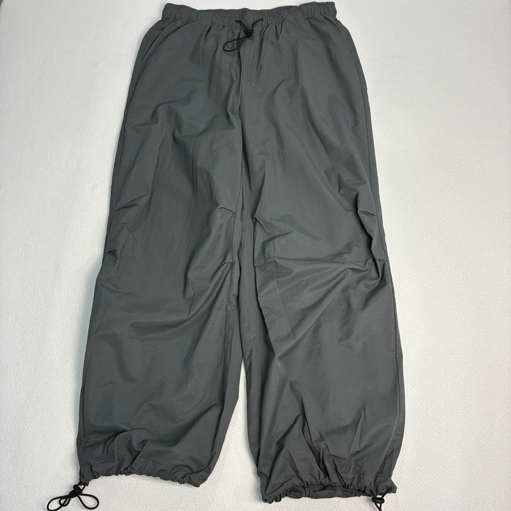 Cider Parachute Pants Grey Gorpcore Streetwear XL